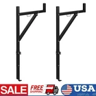 Truck Rack Pick up Truck Ladder 19"-34" W 44.5"-49.5" H Adjustable 250lbs Black