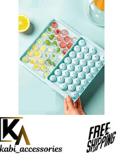 NEW 1pc Household Ice Ball Tray Sphere Ice Molds With Lid Frozen Ice Making Tool