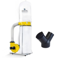 BAMATO Späneabsaugung AB-2530 Absauganlage Feinstaubfilter 2530m³/h 1500W 230V