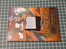 2020 Panini XR Vortex Materials Orange #32 Lynn Bowden Jr./25 NFL Card