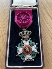 Officier De L Ordre De Léopold 1er  Dans Son Écrin ABBL Belge