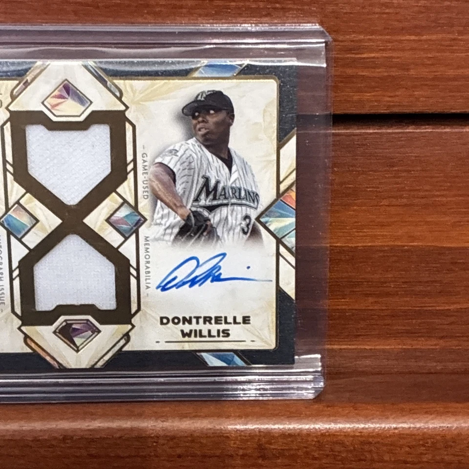 2025 Topps Diamond Icons Miguel Cabrera Dontrelle Willis Auto Relic 3/25 Marlins - Image 3 of 4