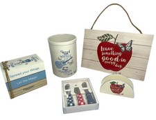 DOLLY PARTON, UTENSIL & SPONGE HOLDER, CHEESE KNIVES, BLUE BOOK SET, APPLE PIC