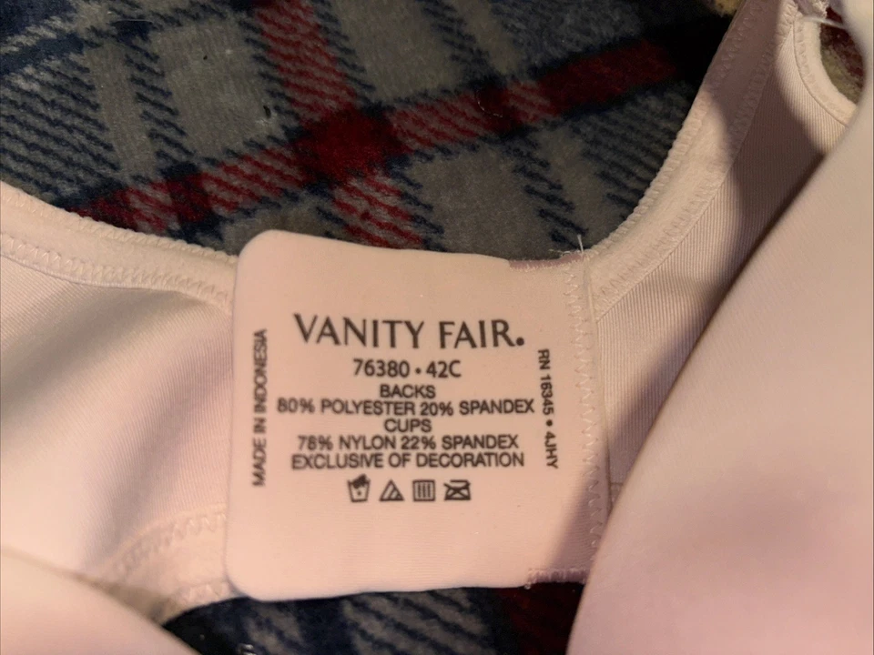 Sujetador Vanity Fair 42C P!nk con aros Foto 3 de 4