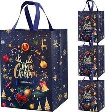 4Pack Large Christmas Gifts Bags Multipack,DXTXTJ 18 * 30 * 41cm Christmas Bags