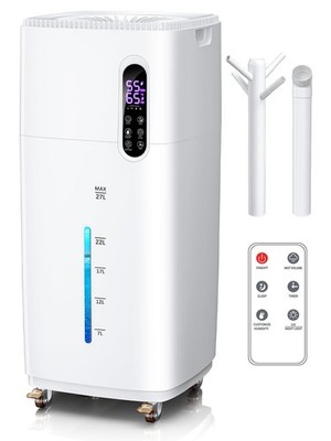 26L/5.7Gal Humidifier Large Room 3000 ft², Supersized Cool Mist, 38H Quiet Humi