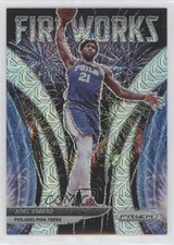 2021-22 Panini Prizm Fireworks Mojo Prizm 20/25 Joel Embiid #13 03ld