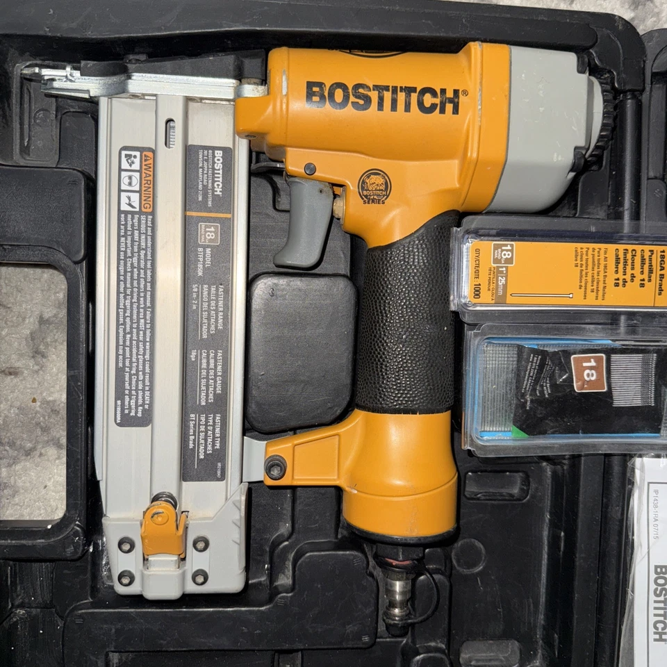 Bostitch 2-in 18 Gauge Pneumatic Straight Brad Nailer (BTFP1850K) Case No Extras - Image 2 of 4