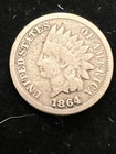 1864 Copper Nickel Indian Head Cent