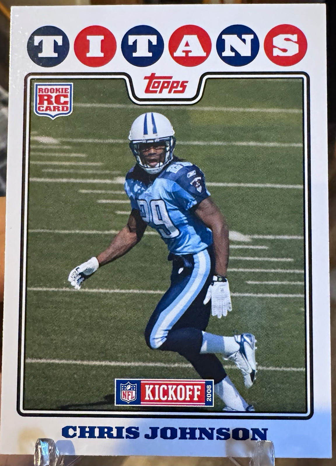 Chris Johnson Topps Kickoff #183 Base