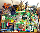 Awesome Huge Junk Drawer Lot Over 100 Various Vintage Items Trinkets &Other 6+lb — photo 2