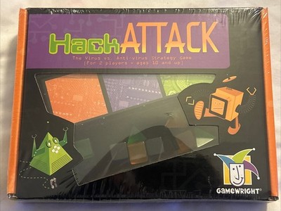 Board Game Hack Attack Virus Strategy GameWright 2000 Toy - SEALED Brand NEW