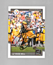 Le'veon Bell Pittsburgh Steelers 2017 Panini Autograph Signed Card NM COA