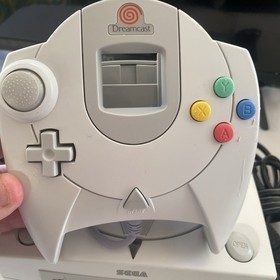 Sega Dreamcast Complete Bundle - Console, Controller And Cords Clean Tested Good