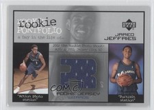 2002-03 Upper Deck Rookie Portfolio Jerseys Jared Jeffries #RP-JJ 0o9