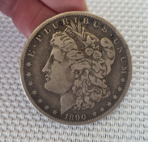 1890 Morgan O Silver Dollar