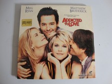 Addicted to Love 1997, Laserdisc, 15252 Widescreen Meg Ryan Matthew Broderick