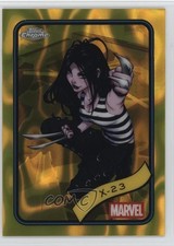 2025 Topps Chrome Marvel Comics Yellow Lava Refractor X-23 #122 0kg8
