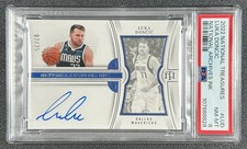 LUKA DONCIC PSA 8 2022 PANINI NATIONAL TREASURES ARCHIVES INK AUTO 2/25