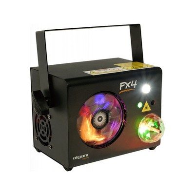 Algam Lighting FX-4 4-in-1 LED Gobos, Magic Ball, RG Laser und Strobe Combo