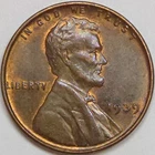 1939-P Lincoln Wheat Cent - Almost Uncirculated (Lot#2)