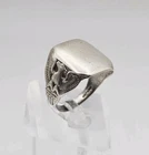 Sterling Silver Vintage Native Eagle Signet Ring Size 10