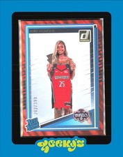 2025 Panini Donruss Wnba Kike Iriafen /399 (RC) Red Lava Holo #94 Mystics