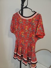 Alice + Olivia Palmira Tie Back Mimi Ruffe Dress Size 8 Multicolor