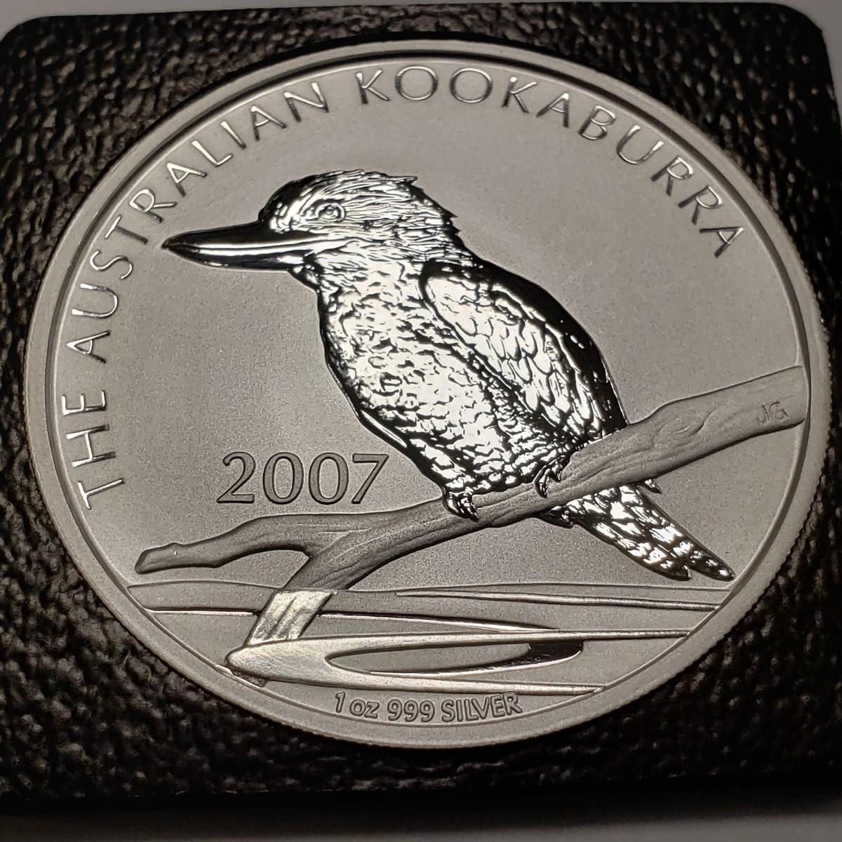 2007 $1 Australia 1 oz .999 Silver - Kookaburra - BU in Capsule