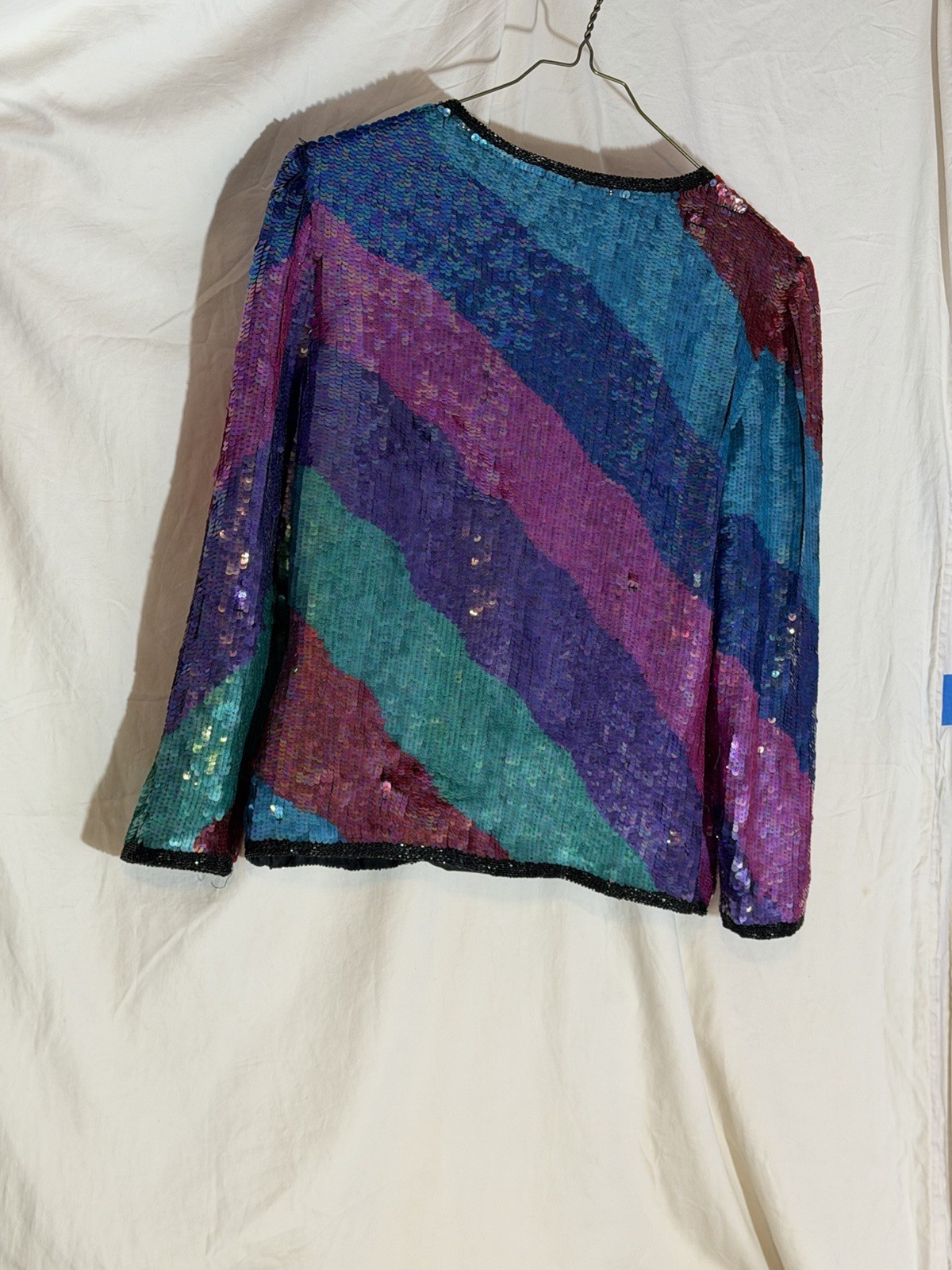 STENAY SILK JACKET SEQUIN JACKET  MEDIUM - image 10