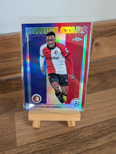 Antoni Milambo Topps Chrome UCC 24/25 Future Rookie Club Country 1/1 Feyenoord