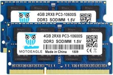 PC3 10600S 8GB Kit 2x4GB DDR3 1333 SODIMM RAM 4GB DDR3 1333MHz 2Rx8 PC3-10600