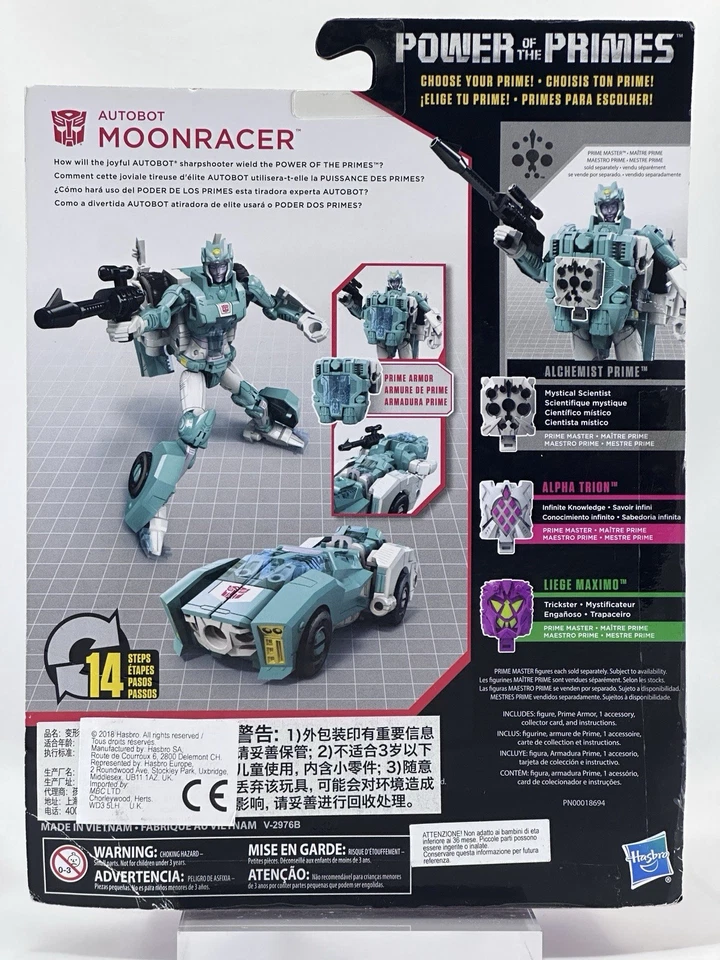 Moonracer Power Of The Primes Transformers Generación Hasbro Raro 2018 - Imagen 4 de 4