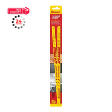 Starrett Hacksaw Blade, 12" Length, 1/2" Width, 0.024" 2-Pack, Yellow