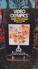 Vtg 1977 VIDEO OLYMPICS Atari 2600 System Game CX2621 Instruction Booklet *ONLY*