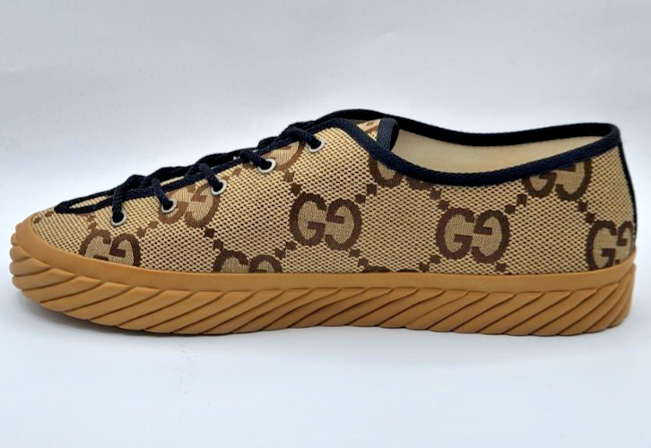 Gucci Tortuga GG Men's Camel Ebony/Black Canvas Sneakers UK12.5 US13 thumbnail 15