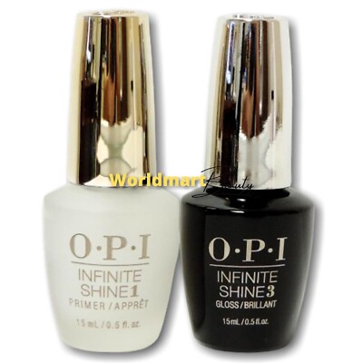 OPI Infinite Shine Nail Polish 15ml-0.5oz Lacquer ProStay Base & Top Coat