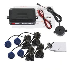 4 Sensors Buzzer 22mm Car Parking Kit Reverse Backup Radar Sound Alert Indicato