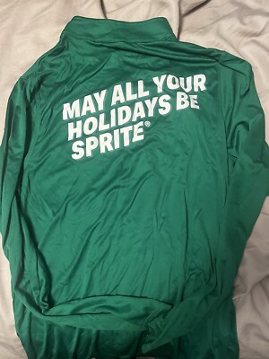 Sprite, May All Your Holidays Be Sprite, Medium Quarter Zip, RARE