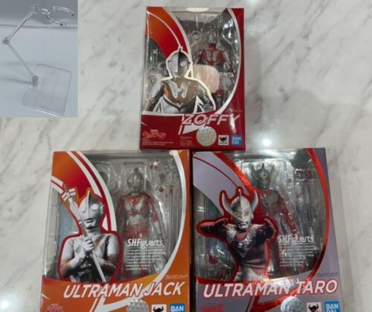 SH Figuarts Ultraman JACK & ZOFFY & TARO Action Figure Bandai