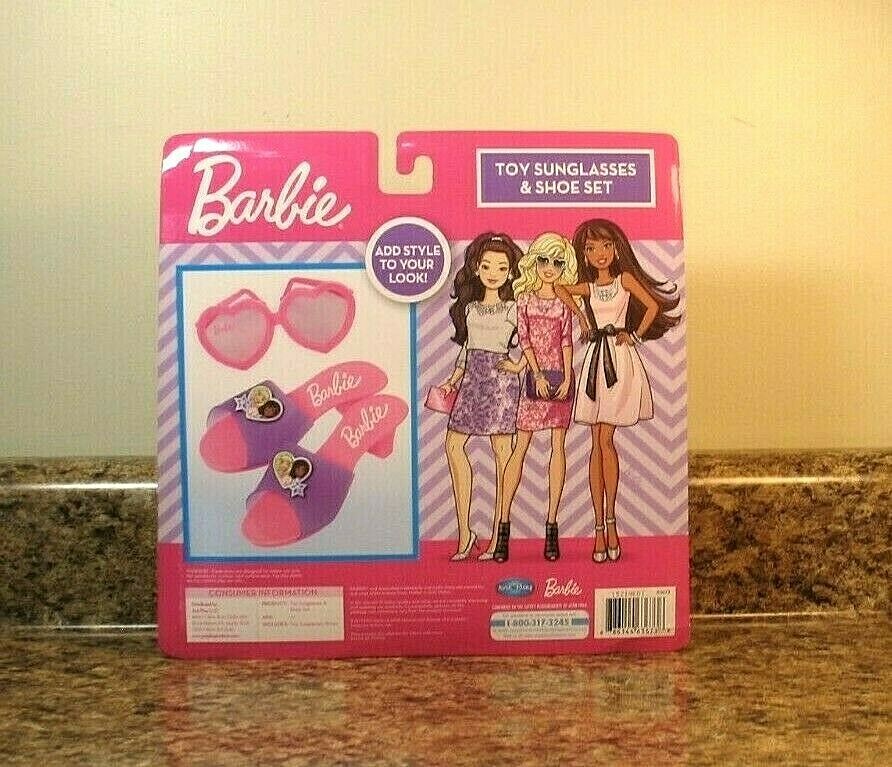 Barbie Toy Sunglasses Shoe Set Dress Up NEW