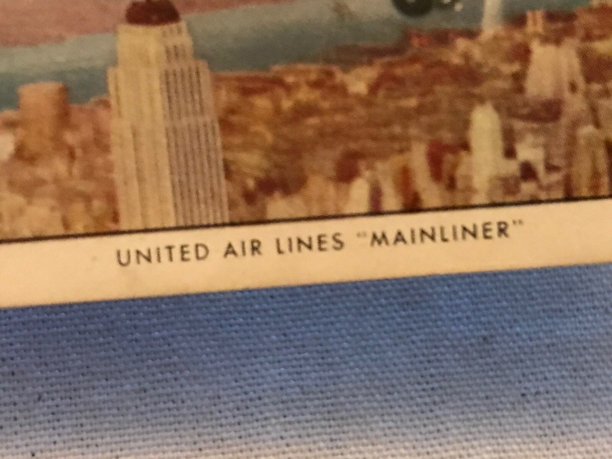 Wings Cigarettes, United Airlines "Mainliner" Vintage Tobacco Card | eBay