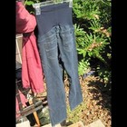 Spandex Belly Band Liz Lange Maternity Target XS 2 Blue Jean Pregnancy Pants — photo 10