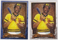 Dave Winfield Padres 2017 Topps Gallery Hall of Fame HOF-14 Blue /99 + Base LOT