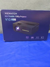 WiFi Bluetooth Projector, WEWATCH Native 1080P Mini Portable Projector, 260"