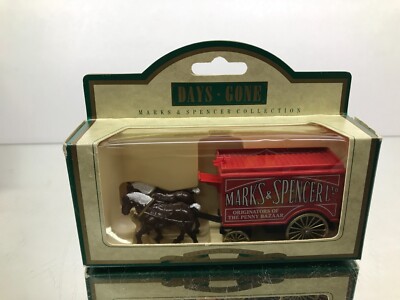 LLEDO 11014 HORSE DRAWN REMOVAL VAN - MARKS AND SPENCER M&S - GOOD IN BOX