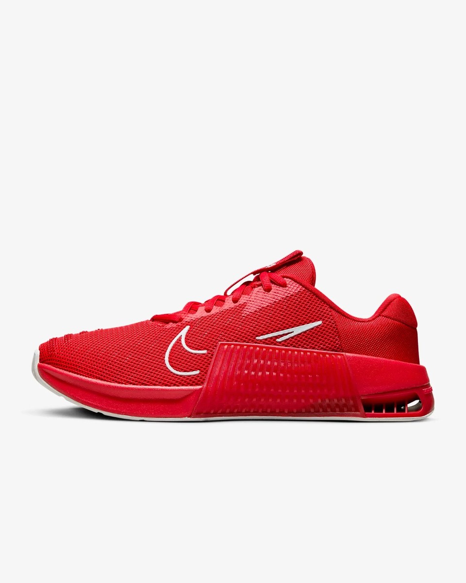 Nike Metcon Homme Rouge Blanc Baskets Chaussures Sport Gym