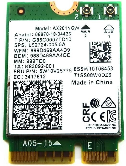 ASUS X70A carte WIFI WLAN AzureWave AR5B95