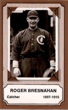 1975 Fleer Pioneers #7 Roger Bresnahan VG/EX Very Good/Excellent Cubs ID:56080