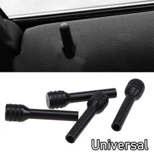 4Pcs Universal Car Interior Door Lock Knobs Aluminum Handle Pull Pin Trim Black